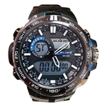 ALIKE 15115 Sports Men Electronic Week Time Display Pulseira De Silicone Relógio Digital