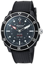 Ficha técnica e caractérísticas do produto Alpina AL-282LBB4V6 Men's Seastrong Horological Black Strap Smartwatch