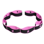 Ficha técnica e caractérísticas do produto Alta Elastic Yoga Academia Resistência Banda 8-Loop Strap Formação tensão de resistência Exercício que estica Band para Dançar Esportes Redbey