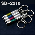 Ficha técnica e caractérísticas do produto Alta qualidade SD-2210 Car Anti Static Keychain Auto Touch Pen Keyring Anti-Static Discharger Key Ring Static-Free Key chain