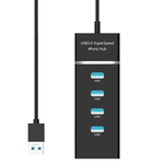 Ficha técnica e caractérísticas do produto Alta velocidade de 4 portas USB 3.0 multi HUB Splitter Expansão Adaptador PC Desktop Laptop