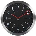 Ficha técnica e caractérísticas do produto Aluhr Relógio Parede 45 Cm Aluminio/preto