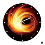 Ficha técnica e caractérísticas do produto 11 polegadas Mute Black Hole parede Relógios de Sala Decoração