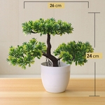 Ficha técnica e caractérísticas do produto Amyove Lovely gift Planta artificial em vaso Bonsai para Home Jantar-Tabela do escritório Decoração