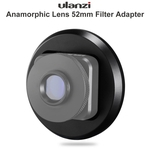 Ficha técnica e caractérísticas do produto Anamórfico lentes 52MM filtro anel adaptador para o telefone móvel 1.33X Wide Screen Filme Lens Videomaker Filmmaker