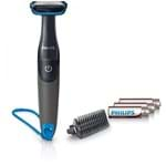 Ficha técnica e caractérísticas do produto Aparador de Pelos Bodygroom BG1025/15 à Prova D Água - Philips