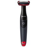 Ficha técnica e caractérísticas do produto Aparador de Pelos Philips Bodygroom Series 1000 BG105/11 à Prova D'água Sem Fio Preto/Vermelho - Bivolt