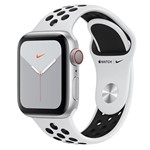 Apple Watch Nike+ 5 Cell+GPS 40 Mm Alumí Prata, Esport Nike Preto / Cinza Fecho Clássico - MX3C2BZ/A