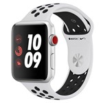 Ficha técnica e caractérísticas do produto Apple Watch Nike+ Cellular, 42 Mm, Alumínio Prata, Pulseira Esportiva Nike Preto/Cinza e Fecho Cláss