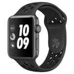 Apple Watch Nike+ Series 3, GPS, 42 Mm, Alumínio Cinza Espacial, Pulseira Esportiva Nike Preto e Fec