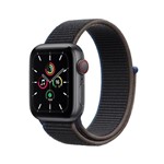 Apple Watch SE Cellular + GPS, 44 Mm, Alumínio Cinza Espacial, Pulseira Loop Carvão - MYF12BE/A