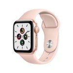 Ficha técnica e caractérísticas do produto Apple Watch SE (GPS) 40mm Caixa Dourada de Alumínio com Pulseira Esportiva Areia-rosa
