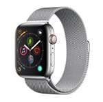 Ficha técnica e caractérísticas do produto Apple Watch Series 4 Cellular + GPS, 44 Mm, Aço Inoxidável Prata, Pulseira de Aço Inoxidável Prata
