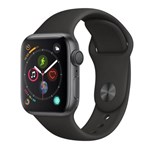 Ficha técnica e caractérísticas do produto Apple Watch Series 4 GPS, 40 Mm, Alumínio Cinza Espacial, Pulseira Esportiva Preta