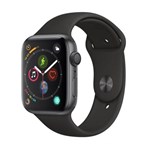 Ficha técnica e caractérísticas do produto Apple Watch Series 4 GPS, 44 Mm, Alumínio Cinza Espacial, Pulseira Esportiva Preta