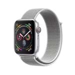 Apple Watch Series 4 Gps, 44Mm Silver Aluminium Case With White Sport Band - Branca