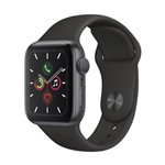 Ficha técnica e caractérísticas do produto Apple Watch Series 5 (GPS) 40 Mm, Caixa Alumínio Cinza-espacial, Pulseira Esportiva Preto