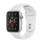 Ficha técnica e caractérísticas do produto Apple Watch Series 5 (GPS) - 40mm - Caixa prateada de alumínio com pulseira esportiva branca