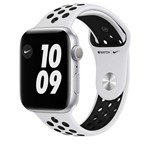 Ficha técnica e caractérísticas do produto Apple Watch Series 6 Prata com Pulseira Esportiva Nike Platina e Preta, 44 Mm, Bluetooth e 32 GB
