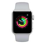 Ficha técnica e caractérísticas do produto Apple Watch Series 3 38 Mm de Alumínio e Pulseira Esportiva Névoa Silver MQKU2BZ/A