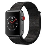 Ficha técnica e caractérísticas do produto Apple Watch Series 3 Cellular, 42 Mm, Alumínio Cinza Espacial, Pulseira Esportiva Cinza e Fecho Clás