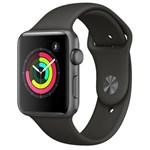 Ficha técnica e caractérísticas do produto Apple Watch Series 3, GPS, 42 Mm, Alumínio Cinza Espacial, Pulseira Esportiva Cinza