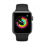 Ficha técnica e caractérísticas do produto Apple Watch Series 3 (GPS) - 42mm - Caixa Cinza-espacial com Pulseira Esportiva