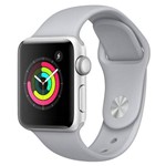 Ficha técnica e caractérísticas do produto Apple Watch Series 3, GPS, 38 Mm, Alumínio Prata, Pulseira Esportiva Névoa