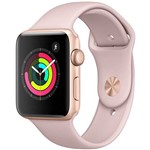 Apple Watch Series 3 GPS com Pulseira Esportiva Dourado e Rosa - 38 Mm