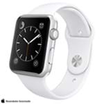 Ficha técnica e caractérísticas do produto Apple Watch Sport Prata com Pulseira Esportiva Branca, 42 Mm, Wi-Fi, Bluetooth e 8 GB