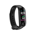 Aptidão inteligente pulseira para xiaomi rastreador de fitness m3 smart watch com taxa de coração real para apple fitbit android telefones celulares com caixa de varejo