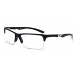 ARMAÇÃO OCULOS GRAU MORMAII CAMBURI AIR 1235ABT55 PRETO FOSCO CINZA - Mormaii