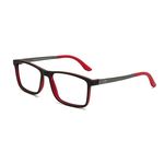 Ficha técnica e caractérísticas do produto Armação Oculos Grau Mormaii Nagoia Aluminio M6076aeg54 Preto Vermelho Fosco