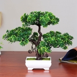 Ficha técnica e caractérísticas do produto Artificial Pine Bonsai criativa Simulação Árvore da planta inicial do Desktop Decoration Home decoration