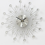 Ficha técnica e caractérísticas do produto Artístico de Metal Relógio de parede com acrílico diamante