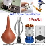 Ficha técnica e caractérísticas do produto 4pcs assistir removedor de cristal elevador de cristal ferramenta de montagem removedor de mão 10-45mm