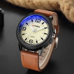 Ficha técnica e caractérísticas do produto Fashion Casual Business Multicolor Men's Watch Luminous Belt Quartz Watch