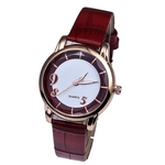 Ficha técnica e caractérísticas do produto Assista Moda Chic Rodada Dial Irregular Escala Casual Quartz relógio para senhora menina