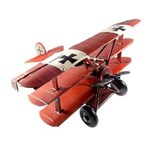 Ficha técnica e caractérísticas do produto Avião Miniatura de Ferro Vintage / Retrô