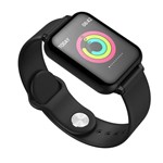 Ficha técnica e caractérísticas do produto B57 Relógio Inteligente Cardíaco Pressão Sangue SmartWatch IOS Android - Preto - Smart Bracelet