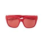 Ficha técnica e caractérísticas do produto Balenciaga Eyewear Óculos de Sol Oversized - Vermelho