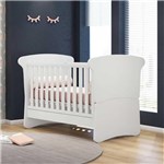 Ficha técnica e caractérísticas do produto Berço Mini Cama Infantil Qmóveis da Linha Amore Branco 2 em 1