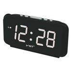 Ficha técnica e caractérísticas do produto Big Numbers Alarme Digital energia Clocks EU Plug AC Eletrônico Relógios de Mesa com grande visor LED alarm clock