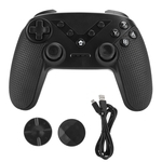 Ficha técnica e caractérísticas do produto Bluetooth gamepad, dual feedback, perfect arcade and action games, black ABS wireless controller 3 in 1 Bluetooth gamepad with NFC detection function