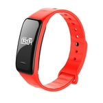 Ficha técnica e caractérísticas do produto Bluetooth relógio inteligente Banda Cardíacos pedômetro Esporte Pulseira Pulseira de Fitness Rastreador Smartwatch para Smartphone