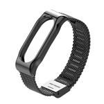 Ficha técnica e caractérísticas do produto Bracelete De Metal De Pulseira De Pulseira Inteligente De Aço Inoxidável De Substituição Para Mi Band 2