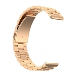 Ficha técnica e caractérísticas do produto Bracelete de pulseira de aço inoxidável de 22 mm Pulseira universal Unisex Rosa de ouro