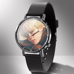 Ficha técnica e caractérísticas do produto BTS Bangtan Boys Moda Watch Man cintura Assista Mulher à moda Assista relógio de quartzo