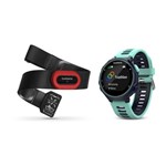 Bundle Forerunner 735xt - Azul e Verde - Smartwatch Gps Multiesporte + Cinta Hrm-run - Garmin