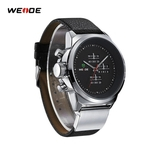 Ficha técnica e caractérísticas do produto Business Watch Water Resistent Qualitied Silver Dial Watch moda para homens